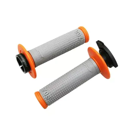 Top-Seller Griffe ProGrip 708 lock-on mit 5 verschiedenen Gasreglern grau/orange