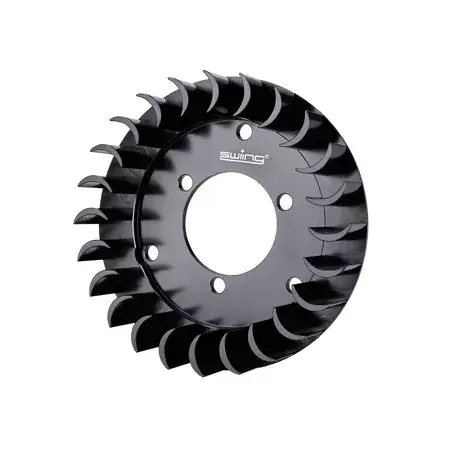 Lüfterrad swiing Alu CNC schwarz Sachs HPI / Bosch / Ducati Zündung Kracherpreis