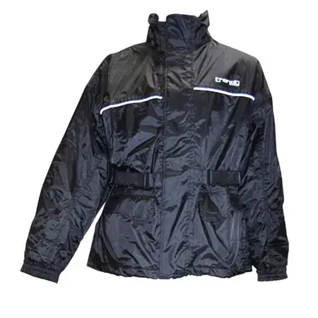 Motorrad-Regenjacke Trendy gefüttert schwarz Solange Der Vorrat Reicht