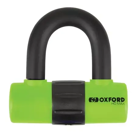 Bügelschloss / Bremsscheibenschloss HD MAX Oxford 14mm grün Mega-Angebot
