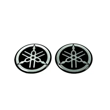 Schneller Versand Aufkleber (x2) D. 6cm Yamaha Emblem