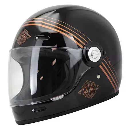 Integralhelm Archive Vintage The Legend schwarz / gold Neue Ware