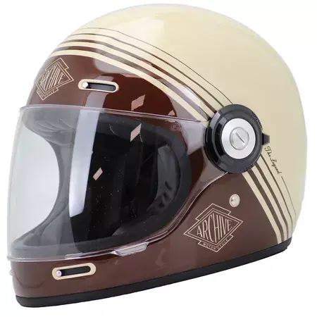Kracherpreis Integralhelm Archive Vintage The Legend braun